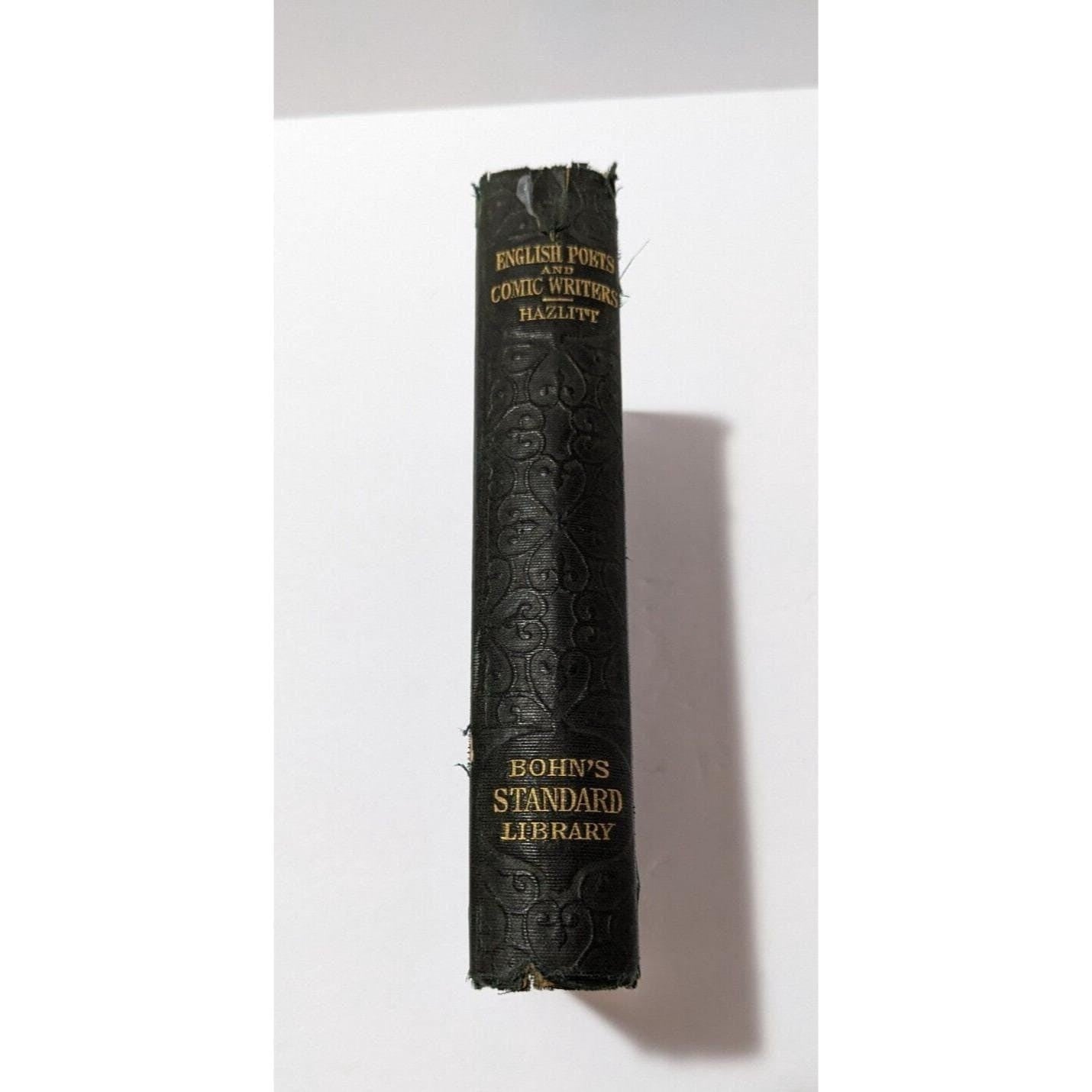 Hazlitt Lectures English Poets 1884 Bohns Library Hardcover
