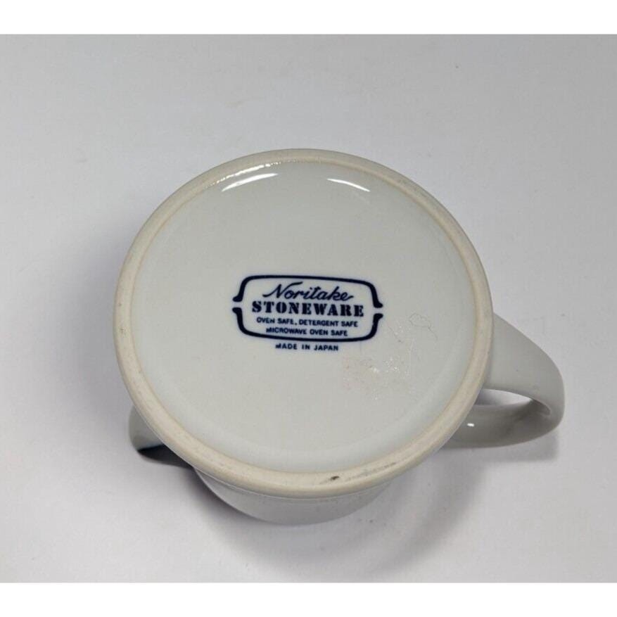Noritake Primastone Fjord Creamer Blue Vintage Stoneware