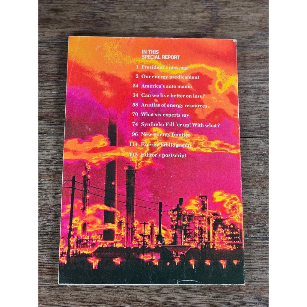 Vintage National Geographic Energy Special Report February 1981 Magazine