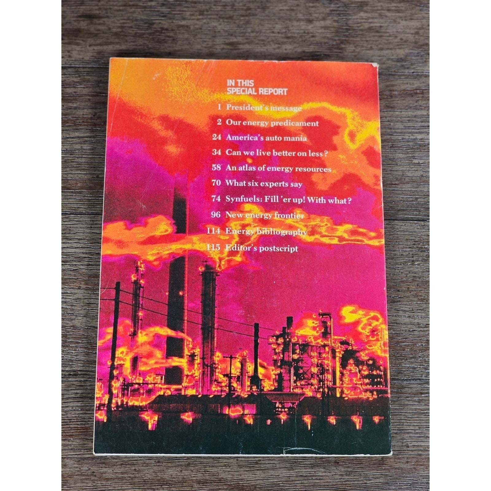 Vintage National Geographic Energy Special Report February 1981 Magazine
