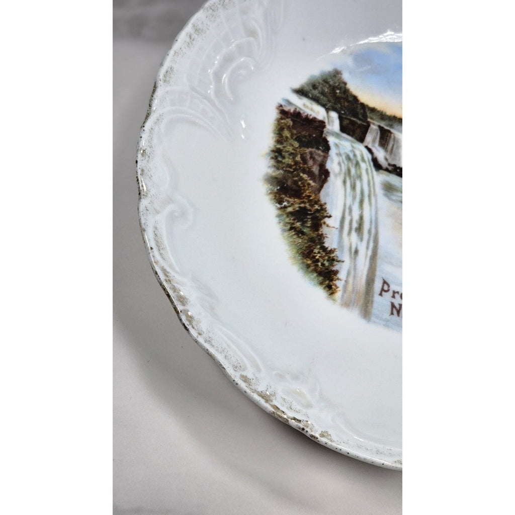 Vintage Niagara Falls Prospect Point Souvenir Plate 8" Scenic Collectible