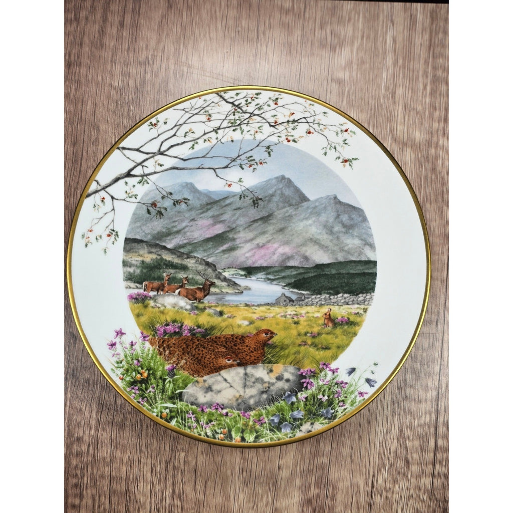 Franklin Porcelain September on the Moors Plate by Peter Barrett 9"
