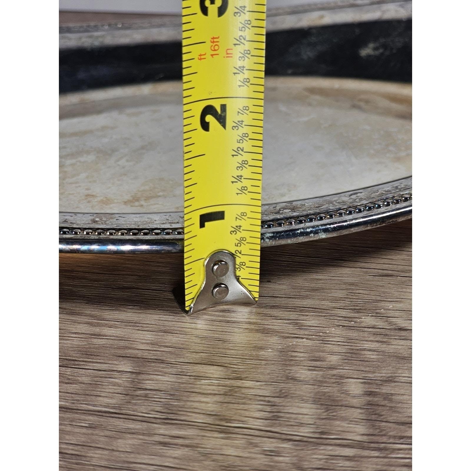 Vintage Oneida Queen Bess Silverplate Oval Tray 13.5 x 6 Serving Platter