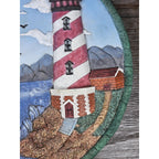 Bradford Exchange Seaside Retreat Lighthouse Wall Art 3D Plaque