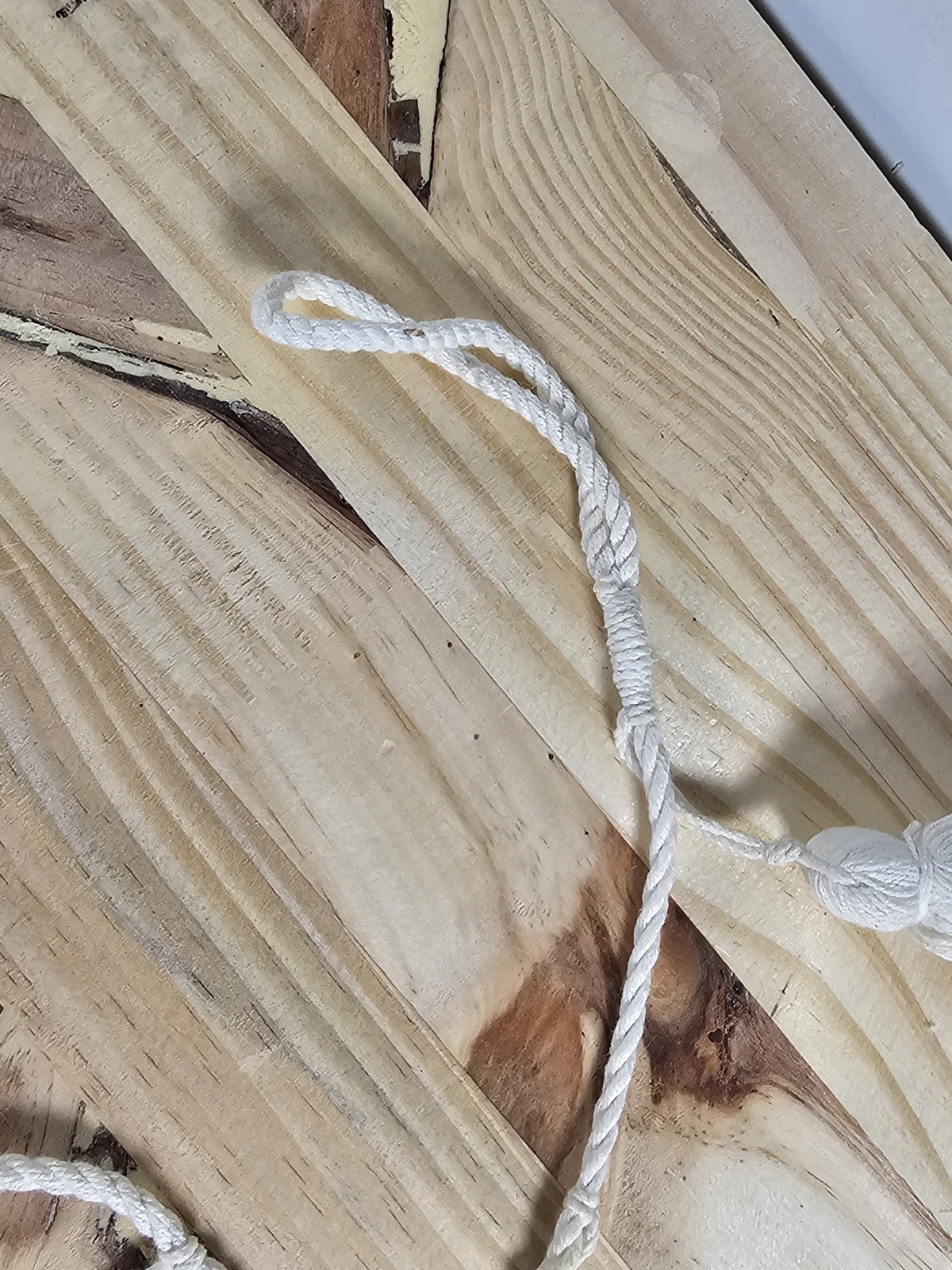 Yarn Tassel Garland Yellow Pink Green 32"