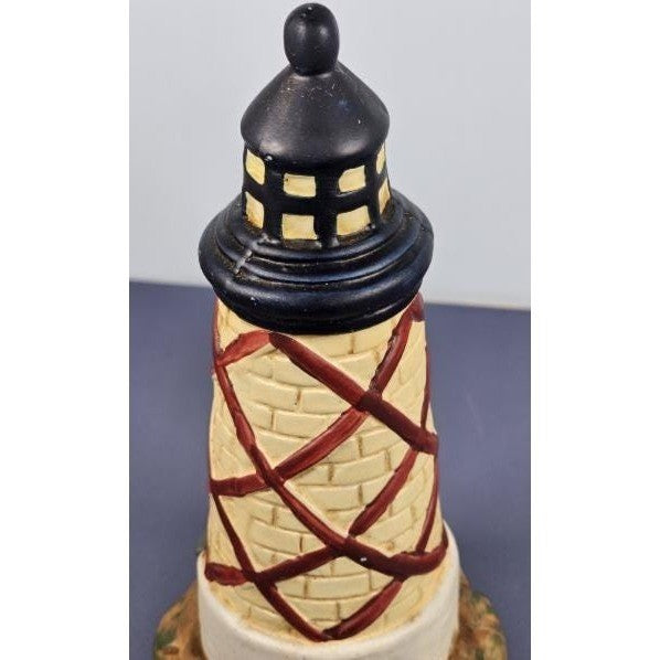 KS Collection Lighthouse Figurine Red Diamond Nautical Decor
