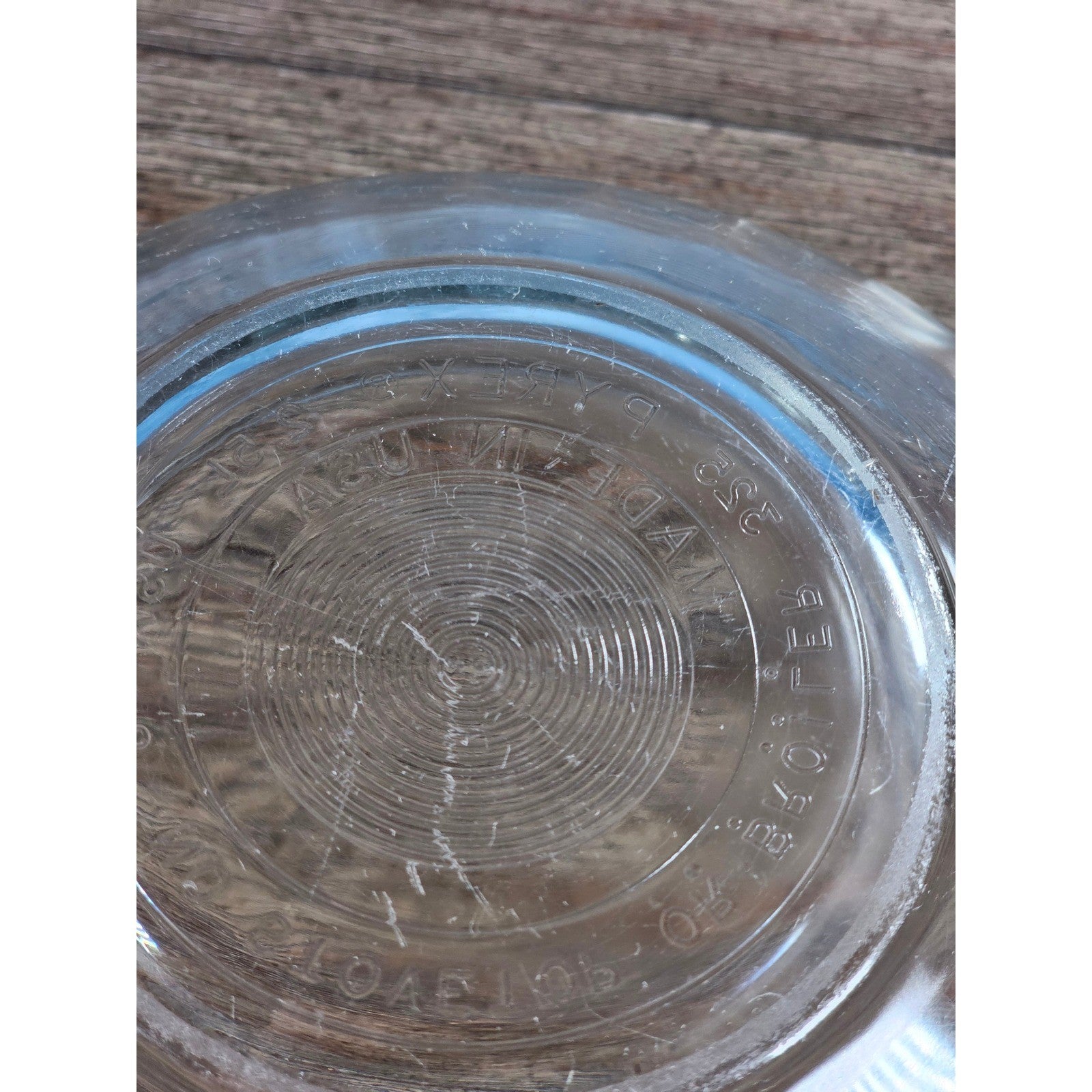Vintage Clear Glass Mixing Bowl | 9.5" Round Utility Bowl
