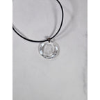 Vintage Swarovski Crystal Madonna Pendant 925 Silver Necklace