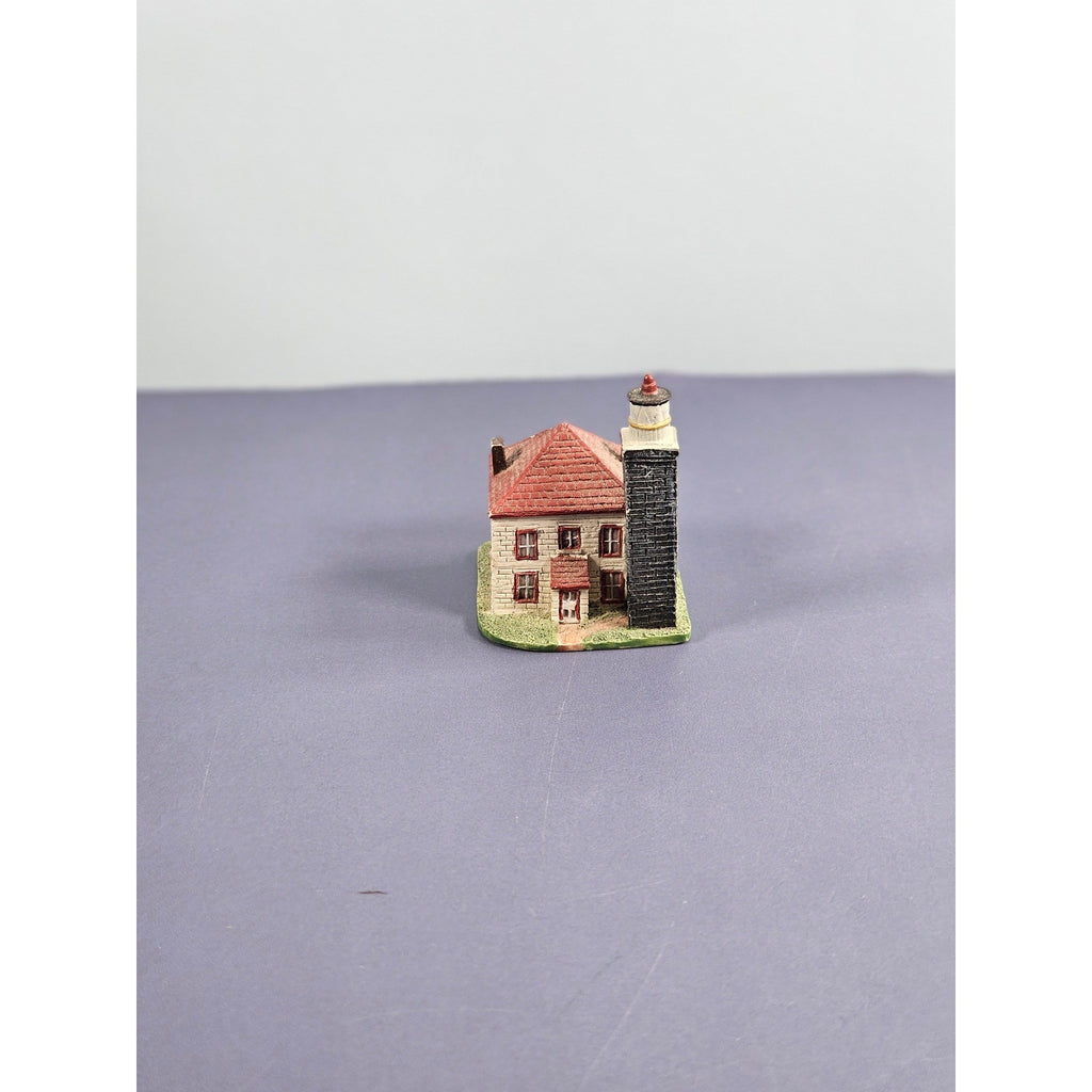 Vintage Rose Island Lighthouse Thimble Miniature Nautical Souvenir