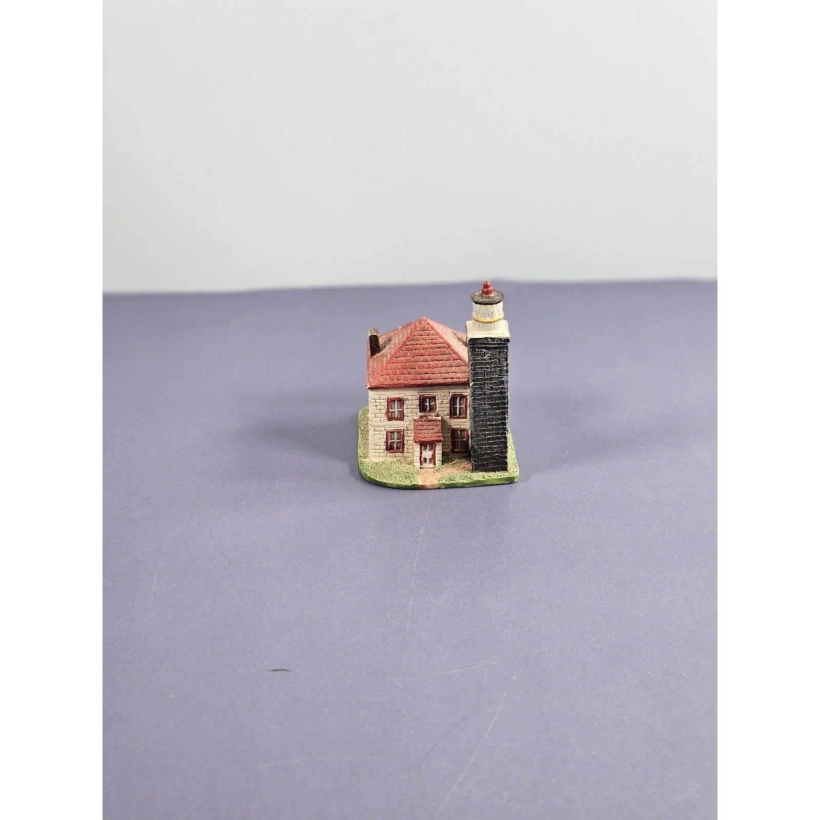 Vintage Rose Island Lighthouse Thimble Miniature Nautical Souvenir