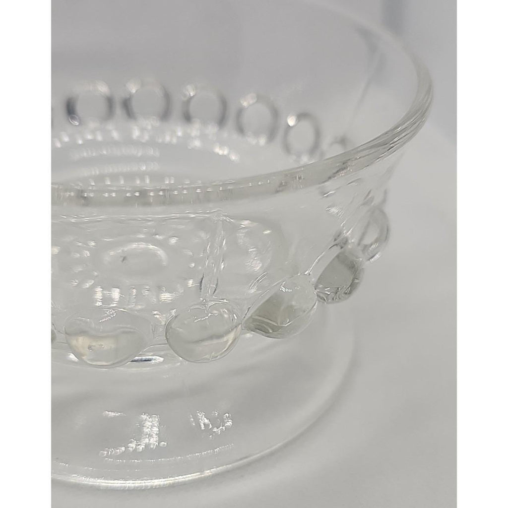 Vintage Clear Glass Sundae Dish Footed Ice Cream Dessert Cup