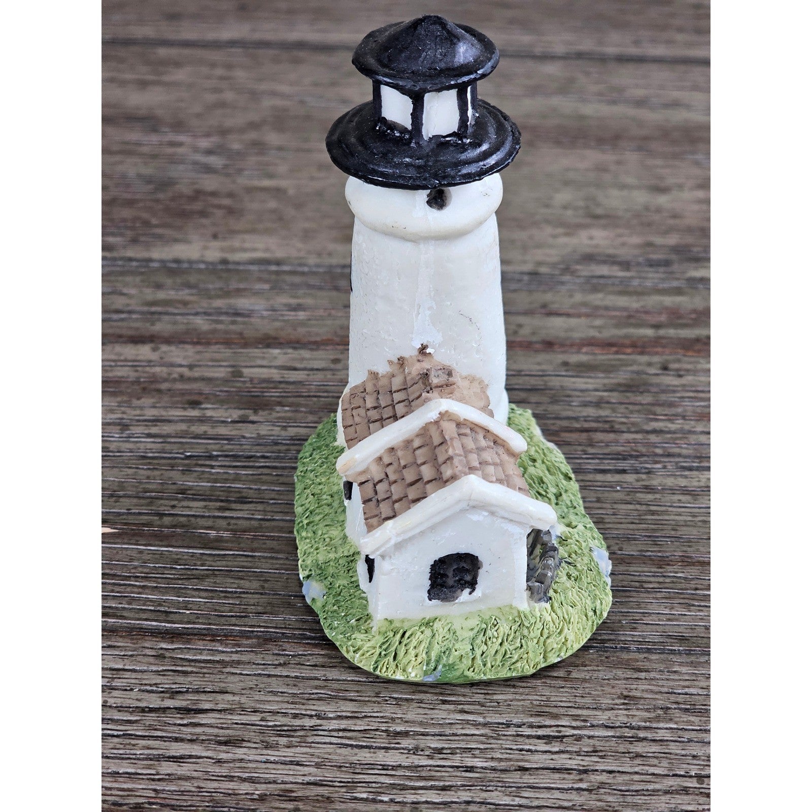Mini Nautical Lighthouse Figurine Coastal Resin 3 Inch Decor