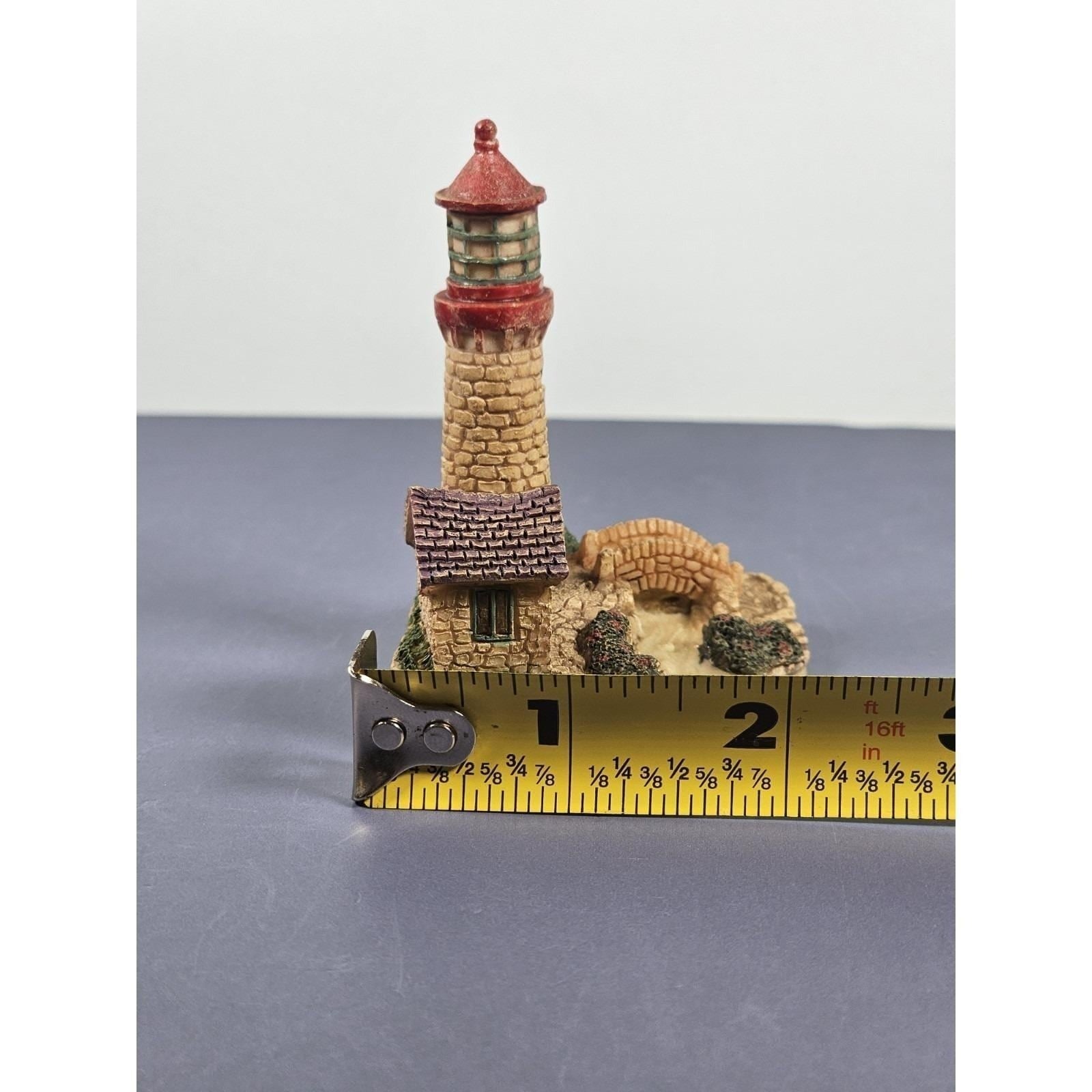 Ks Collection Lighthouse Figurine Bridge Cottage 1990s Coastal