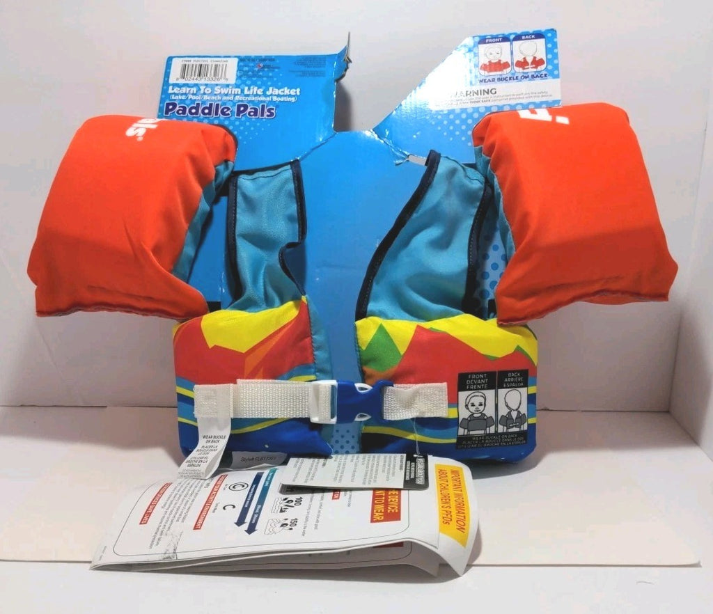 Unisex Fluid Aquatics Child Small Paddle Pals Life Jacket Clown Fish