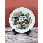 Vintage Currier & Ives American Homestead Summer Collector Plate