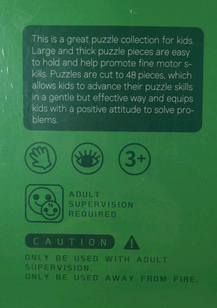 New Sealed Toy Guru Dinosaur Floor Puzzle 48 Pieces 39.37"x25.39" Inches