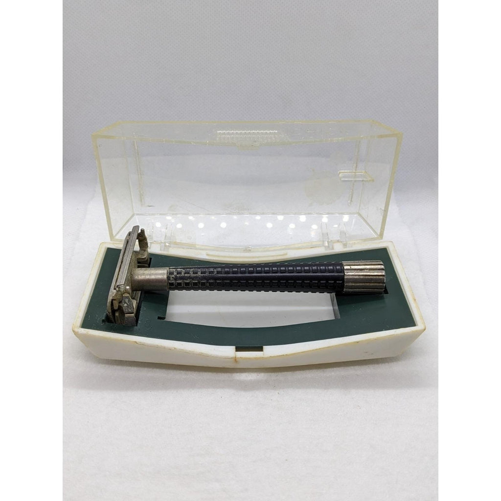 Schick 1965  Safety Razor Eversharp Double Edge Razor With Case