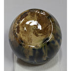 Antique 1800s Scottish Tri-Color Spatter Glaze Yellowware Bank