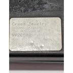 22kt Gold Cross Center Over Silver Rosary Necklace Miraculous Medal Religious