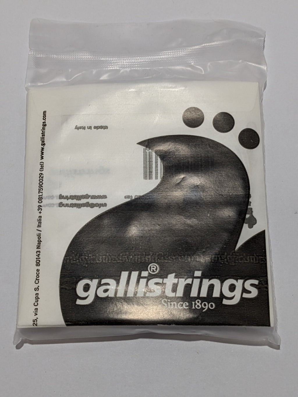 Pack of 10 Galli Silver Plated Single G Strings Gauge: 23 Ball End Medium