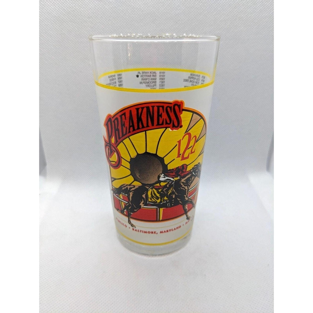 Preakness Stakes Glass 122nd Running 1997 Libbey