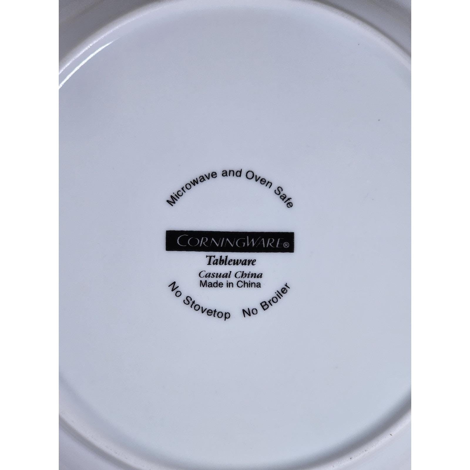 Vintage Corningware French White Salad Plates Set of 2 - 8 Inch