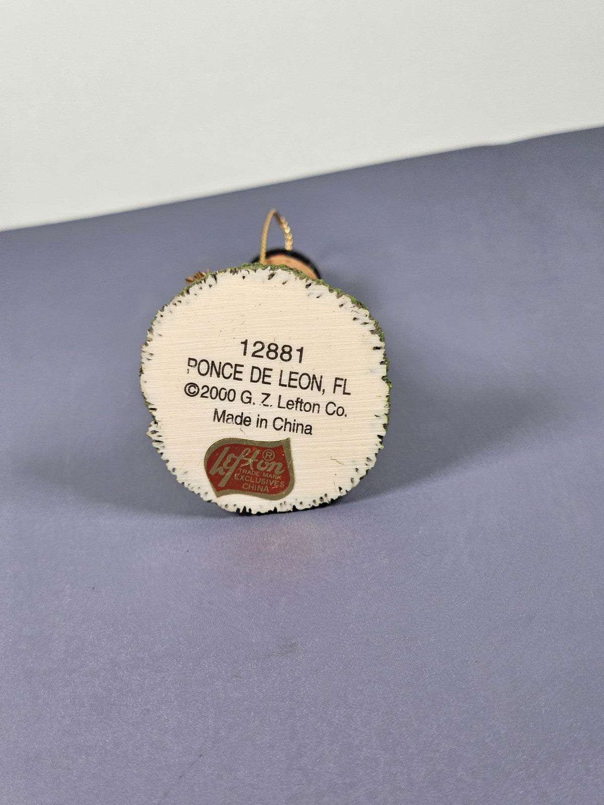 2000 Lefton Ponce De Leon, FL Lighthouse Christmas Ornament 12881