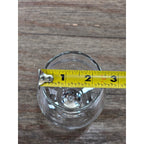 Vintage Clear Stemmed Wine Glass 8.5" Tall Classic Barware