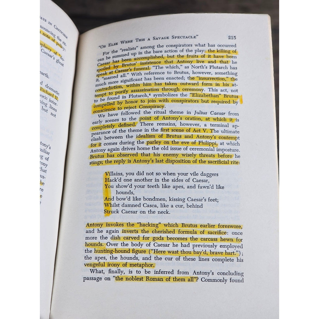 Shakespeare Modern Essays in Criticism 1967 OUP Paperback
