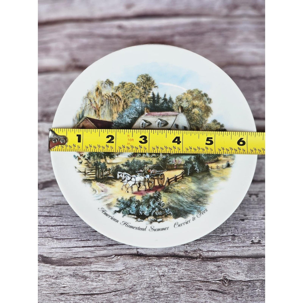 Vintage Currier & Ives American Homestead Summer Collector Plate