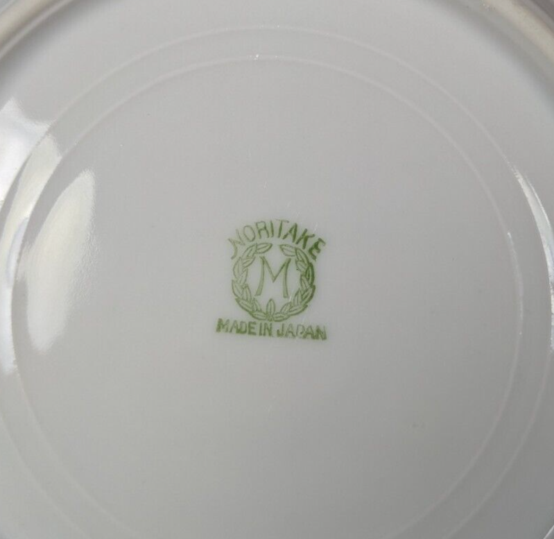 Noritake Dawn Saucer with Gold Trim – 5 5/8" Diameter