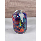 Hand Blown Glass Paperweight Colorful Fish Aquarium Art Sculpture