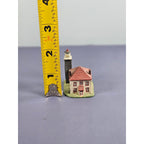 Vintage Rose Island Lighthouse Thimble Miniature Nautical Souvenir