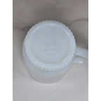 Anchor Hocking Fire-King Milk Glass Mug and Swirl Bowl Set Vintage