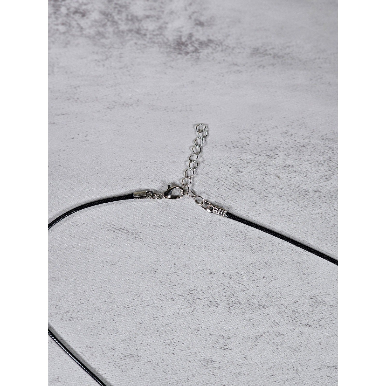 Vintage Sterling Silver Om Necklace Pink Crystal Pendant
