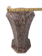 Vintage Red Speckled Glass Vase