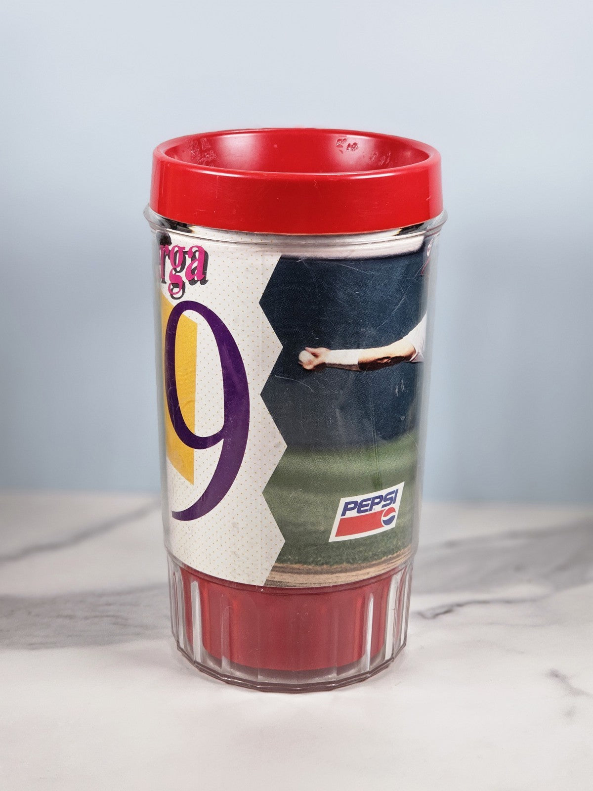 Vintage Cleveland Indians Carlos Baerga #9 Pepsi Mug