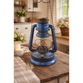 Vintage Dietz No 1 Blizzard Blue Lantern Made in Hong Kong 13.5"