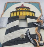Lighthouse Coastal Light Switch Cover – Nautical Wall Plate Decor