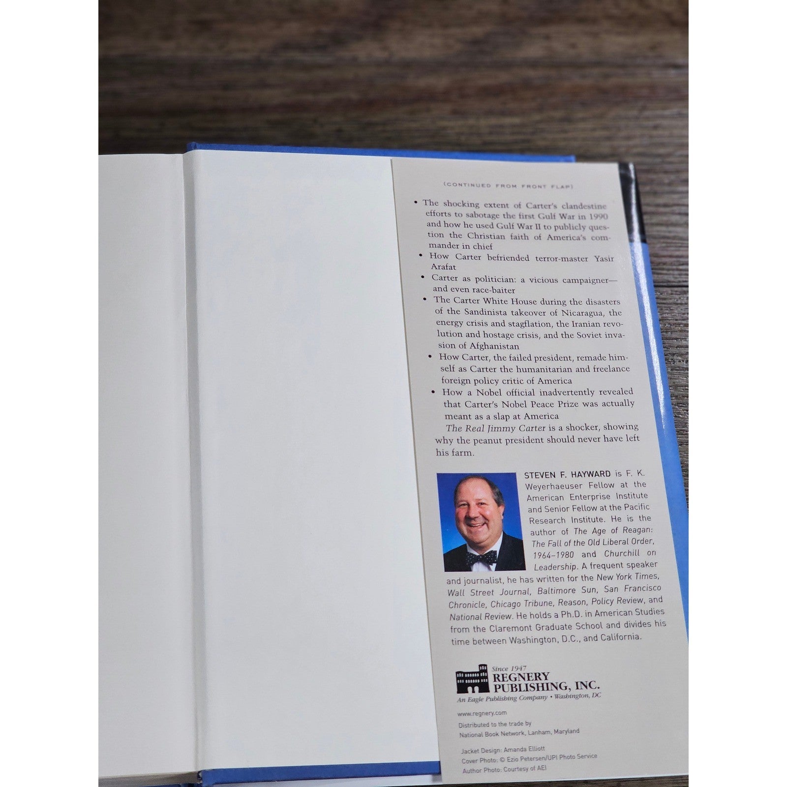 The Real Jimmy Carter Steven F Hayward 2004 Hardcover Regnery Book