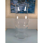 Vintage Hand Blown Glass Hurricane Globe 11.5" Colonial Candle Shade