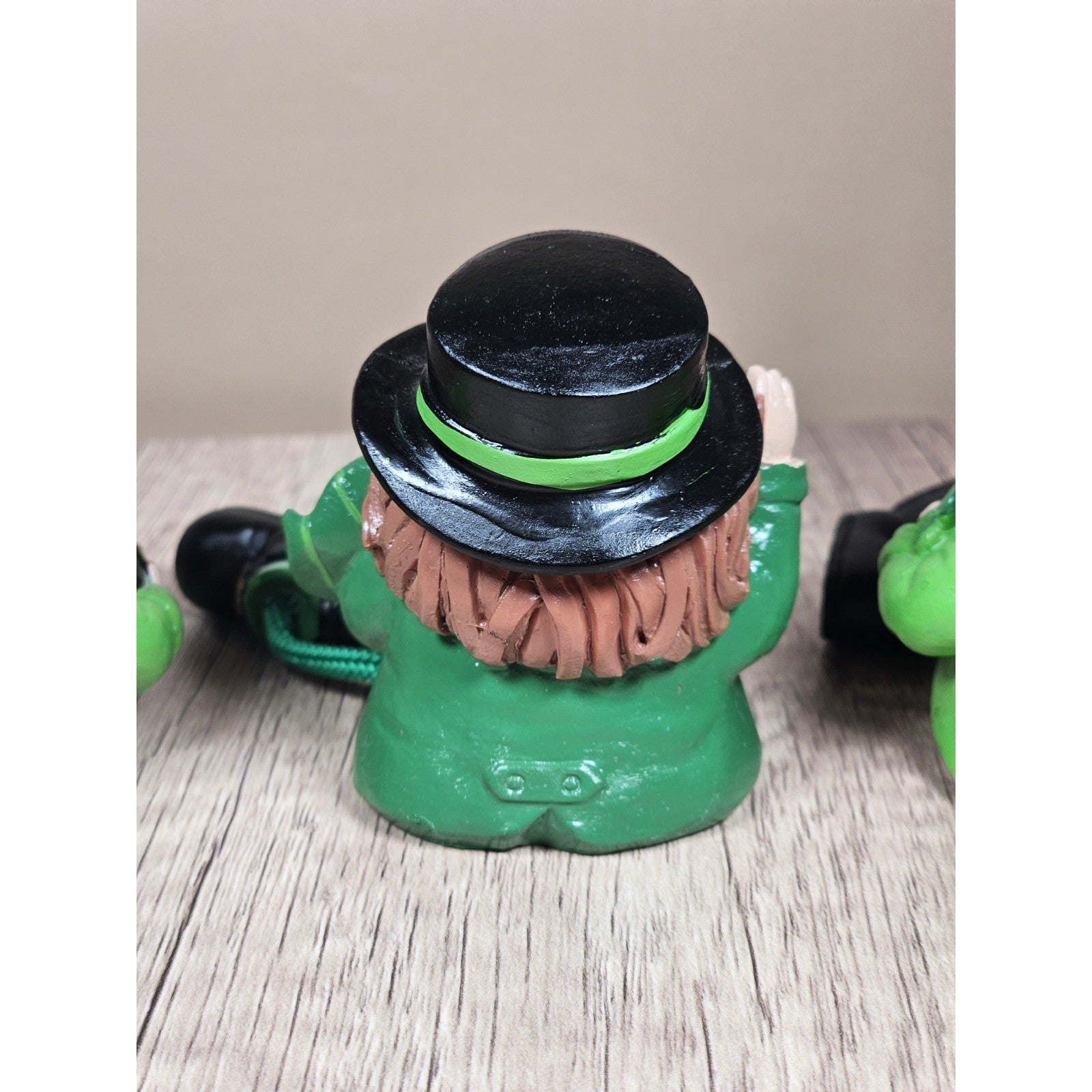 Set of 3 Sitting Leprechauns with Dangling Legs St Patricks Day Decor