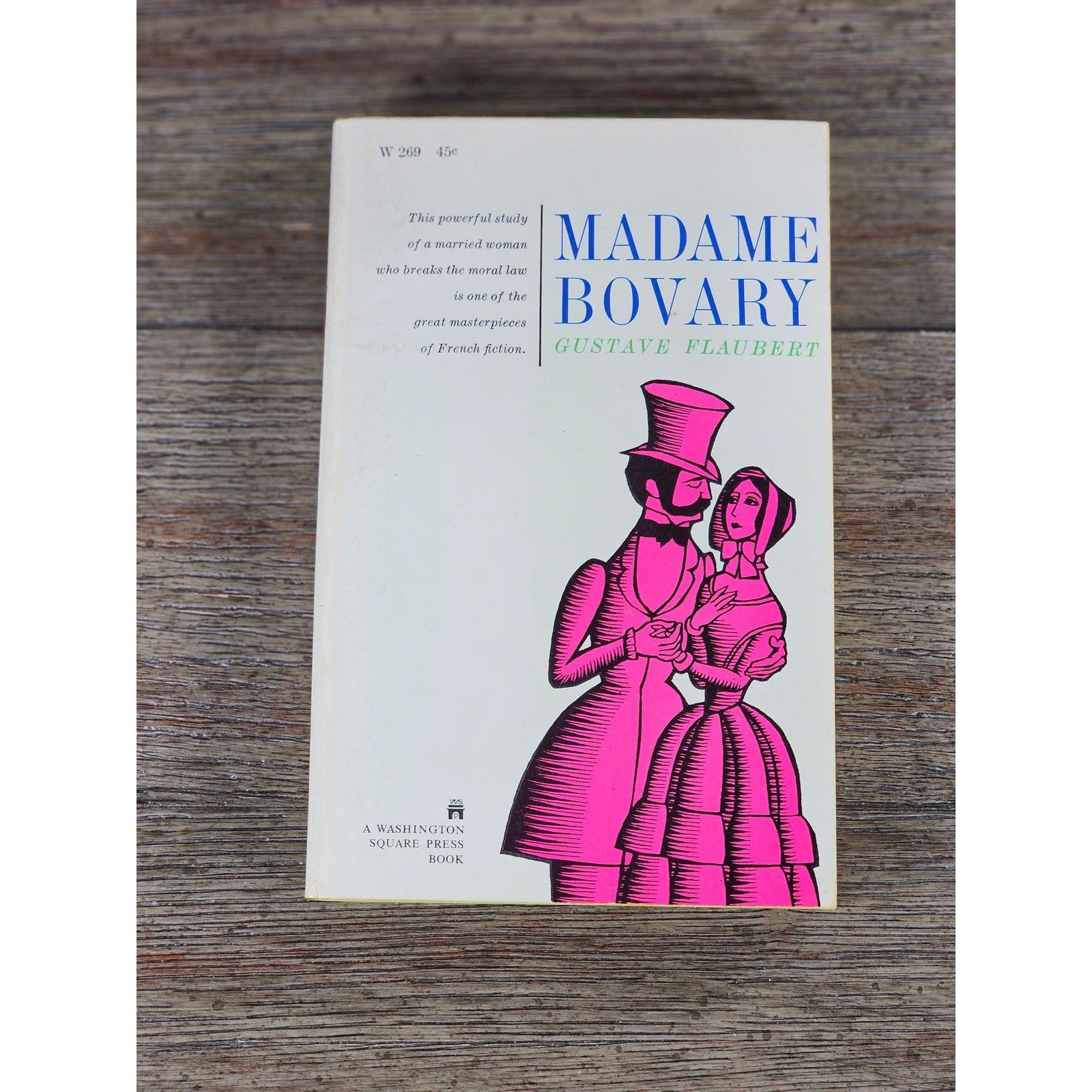 Vintage Madame Bovary Paperback – Gustave Flaubert – Washington Square Press