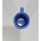 Westmoreland Blue Glass Stein Medieval Knight Relief Mug