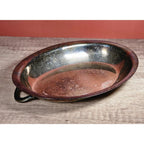 Vintage Silver Plate Oval Serving Dish 10" With Handles