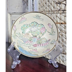 Antique Chinese Famille Rose Bowl Tongzhi Mark Lotus Mandarin Ducks