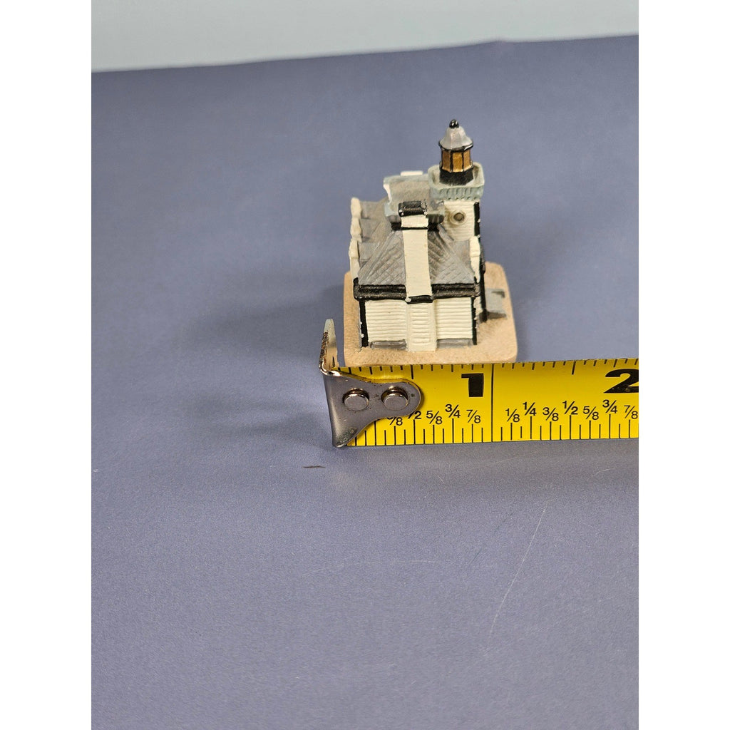 Lenox Fort Tompkins Lighthouse Miniature Missing Chimney As-Is Coastal Decor