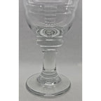 Libbey Sirrus Clear Goblet Ribbed Glass Water Wine Glass