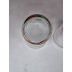 Vintage Libbey Christmas Glasses Set of 2 Holly Poinsettia Holiday Drinkware