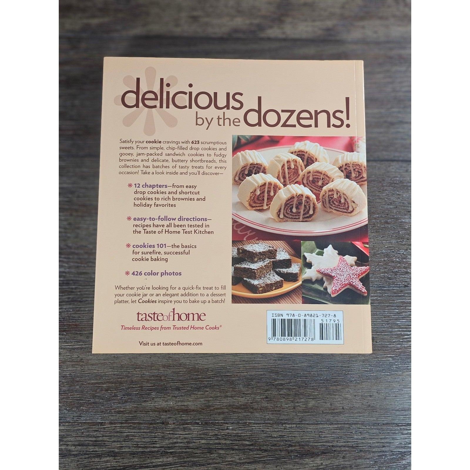 Taste of Home Cookies Cookbook 623 Recipes Baking Dessert Book